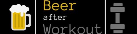 トレ後にビールを